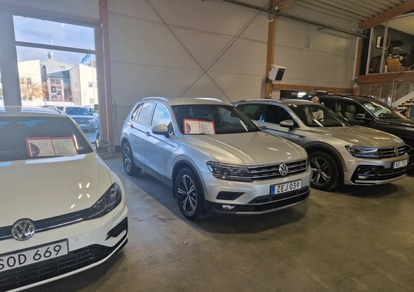 Volkswagen Tiguan cena 95500 przebieg: 177000, rok produkcji 2018 z Tczew małe 436